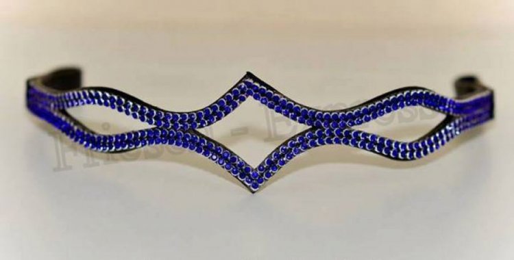 (Bild für) Twirl Browband Krone - zum Schließen ins Bild klicken