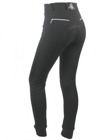 (Bild für) Reithose Equestrian Pull-up Leaves - zum Schließen ins Bild klicken