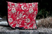 (Bild für) Barockschabracke DEMI LUNE "red march"