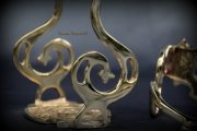 (Bild für) Barocksteigbügel "Rocko" gold