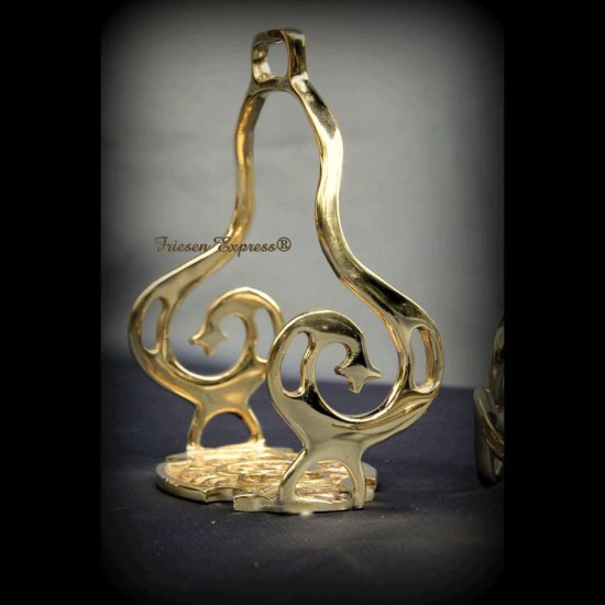 Barocksteigbügel "Rocko" gold - zum Schließen ins Bild klicken