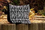 (Bild für) Barockschabracke "DEMI LUNE" Black Circel