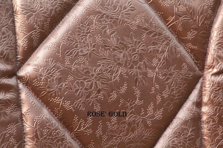 (Bild für) Barockschabracke DEMI LUNE Metallic Rose'Gold - zum Schließen ins Bild klicken