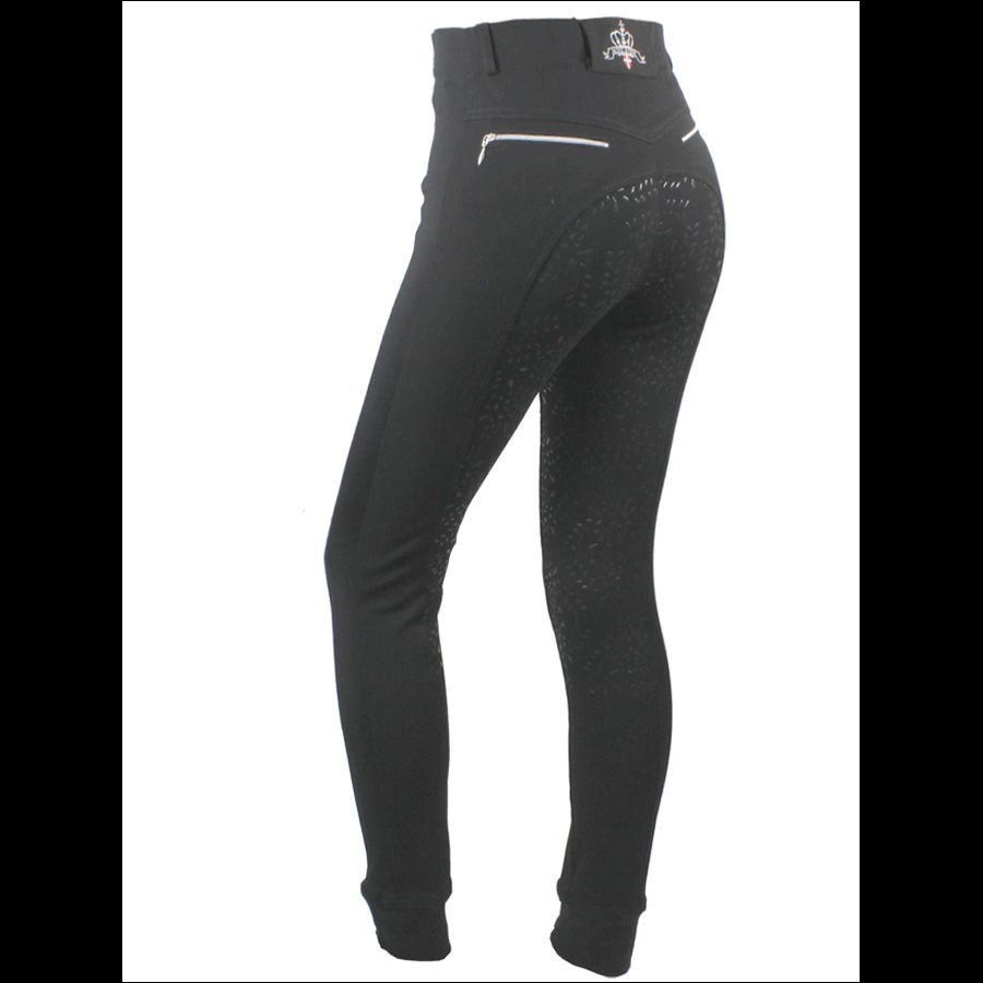 (Bild für) Reithose Equestrian Pull-up Leaves - zum Schließen ins Bild klicken